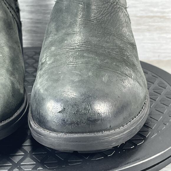 Clarks Women’s Mansi Black Leather Juniper Moto Riding Boots Size 8.5 - Picture 3 of 10